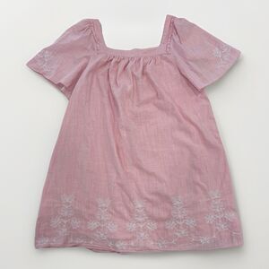 Draper James Dress Size 1X Maren Shift Dress Pink Embroidered Floral